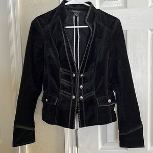 WHBM, size 6, black velvet jacket